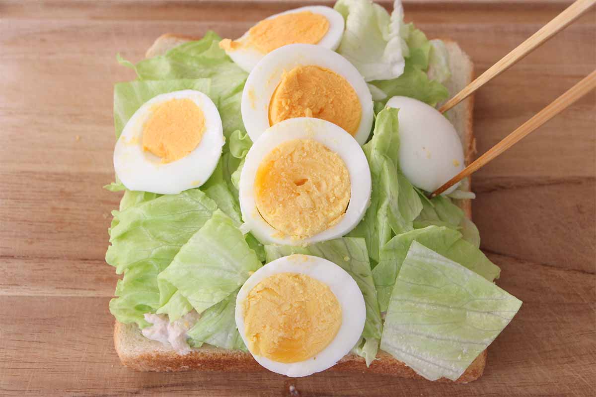 栗原はるみさん「ツナ＆エッグサンド」