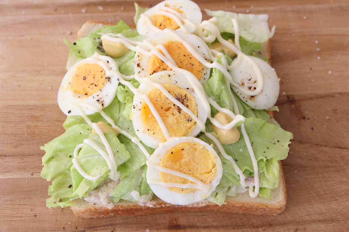 栗原はるみさん「ツナ＆エッグサンド」