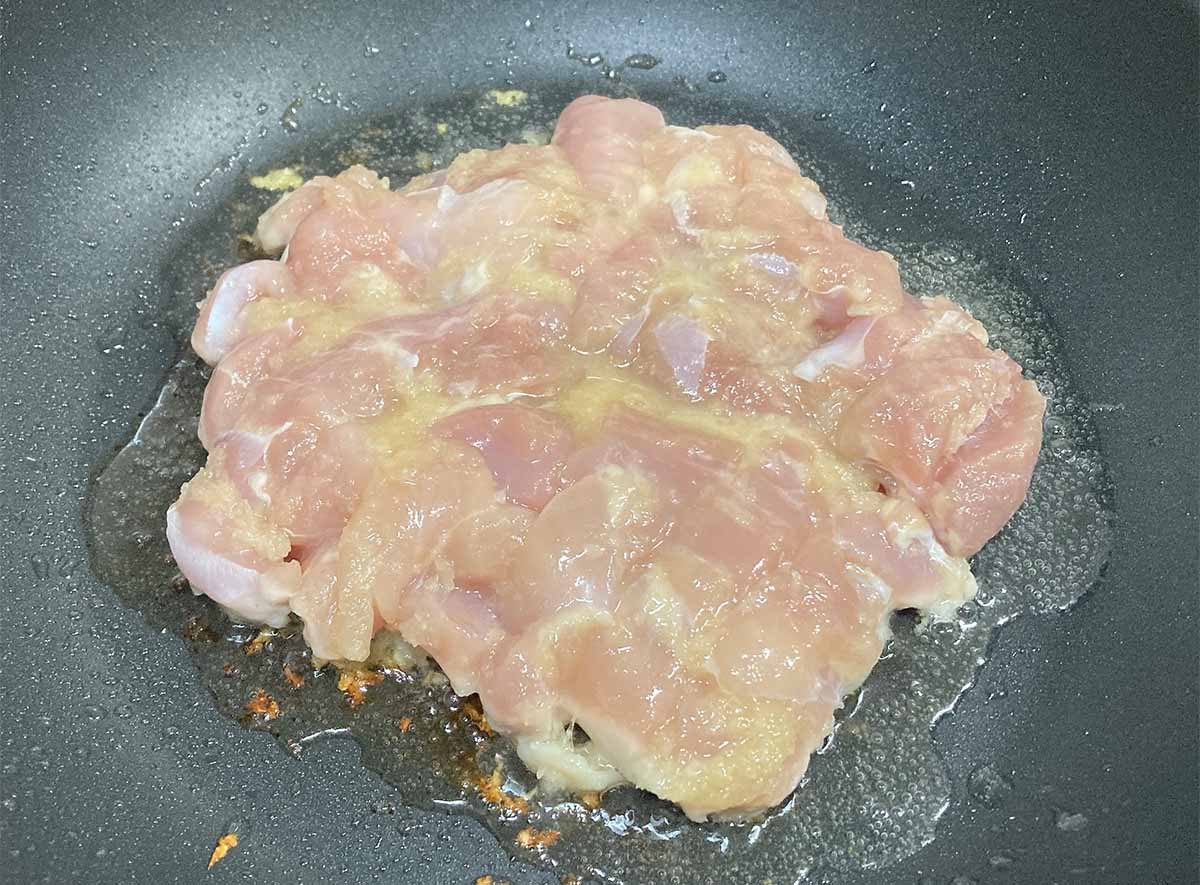 笠原将弘さん「鶏のニンニク焼き」
