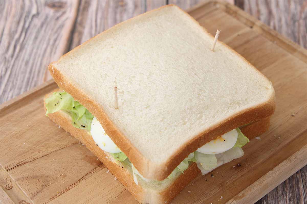 栗原はるみさん「ツナ＆エッグサンド」