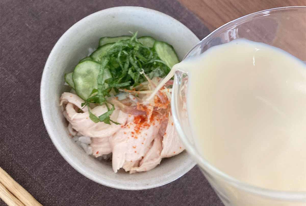 大原千鶴さん「鶏むね肉の冷や汁」