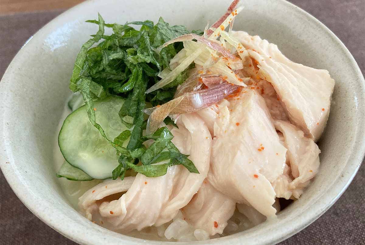 大原千鶴さん「鶏むね肉の冷や汁」