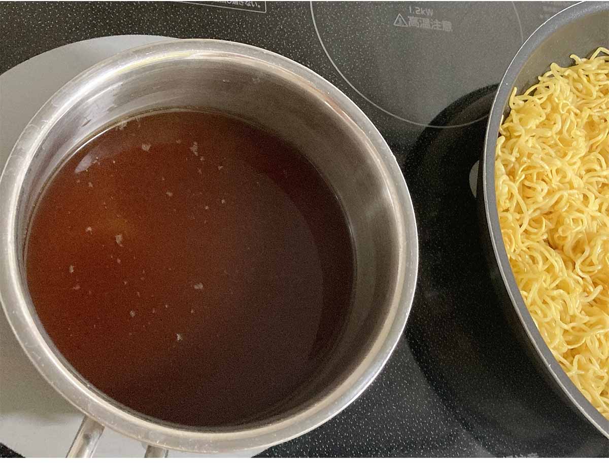 栗原はるみさん「豚肉と小松菜のあんかけ焼きそば」