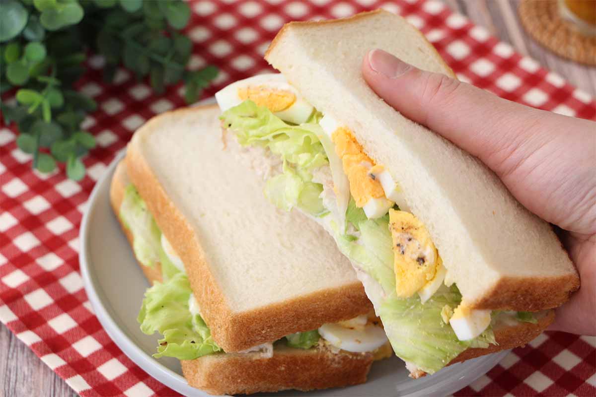 栗原はるみさん「ツナ＆エッグサンド」