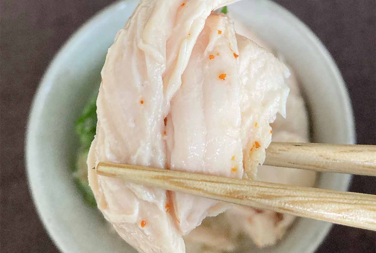 大原千鶴さん「鶏むね肉の冷や汁」