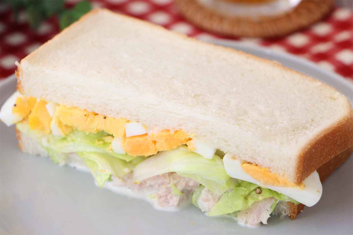 栗原はるみさん「ツナ＆エッグサンド」