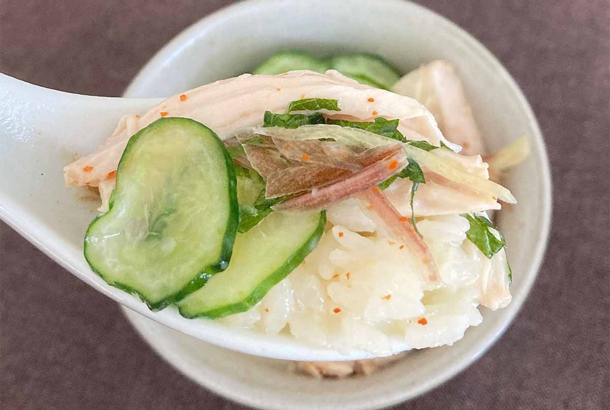 大原千鶴さん「鶏むね肉の冷や汁」