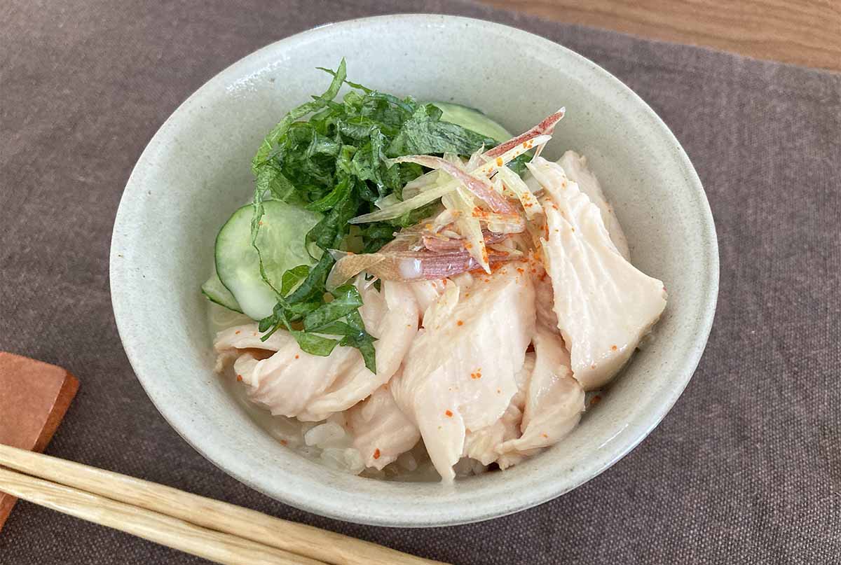 大原千鶴さん「鶏むね肉の冷や汁」