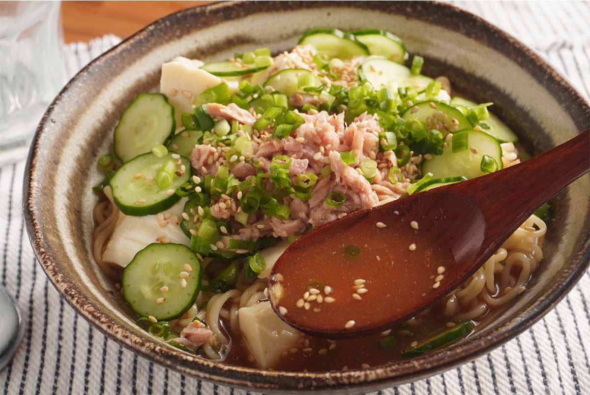 笠原将弘さん「冷や汁風みそラーメン」