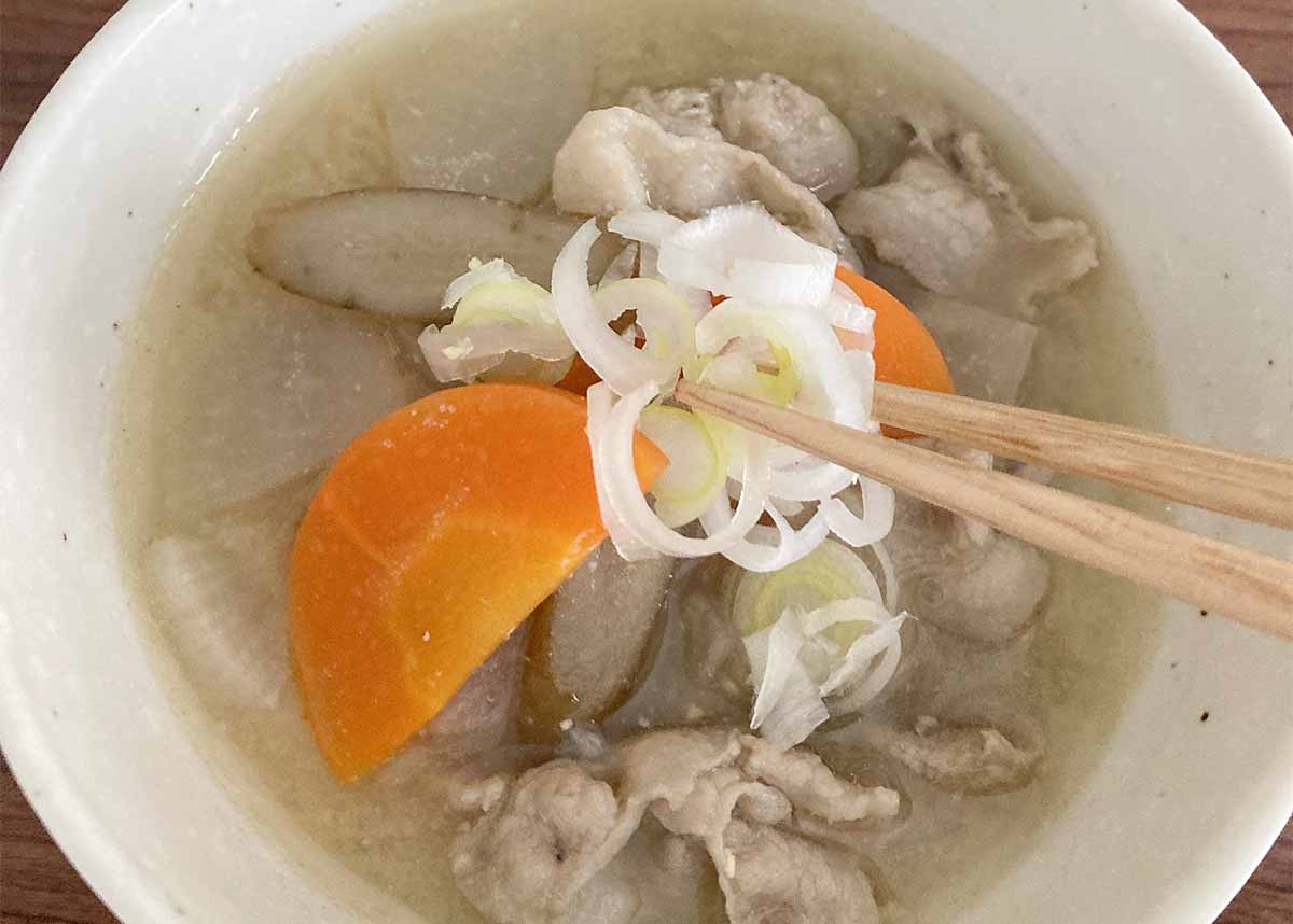 笠原将弘さん「王道の豚汁」