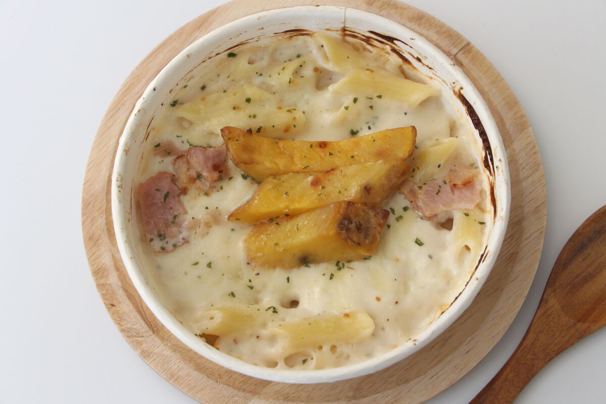 ファミリーマート「さつまいもとベーコンのクリームグラタン」