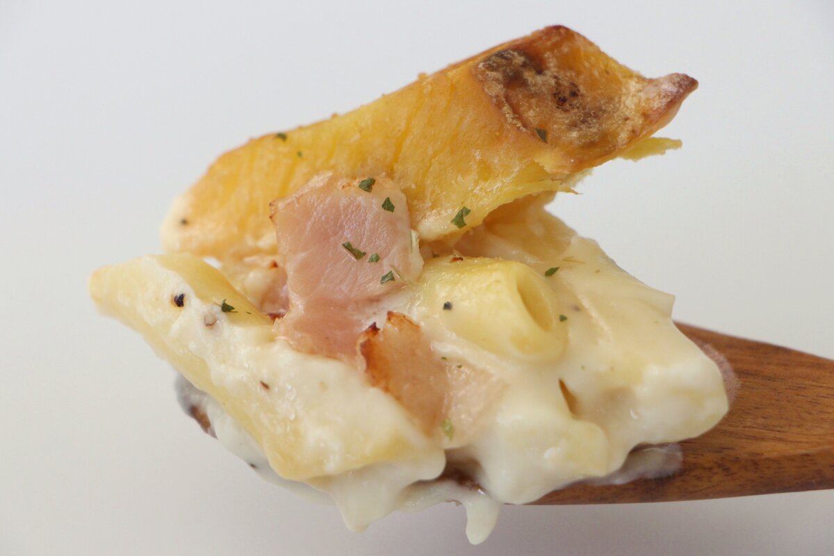 ファミリーマート「さつまいもとベーコンのクリームグラタン」