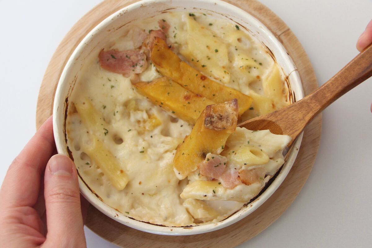 ファミリーマート「さつまいもとベーコンのクリームグラタン」