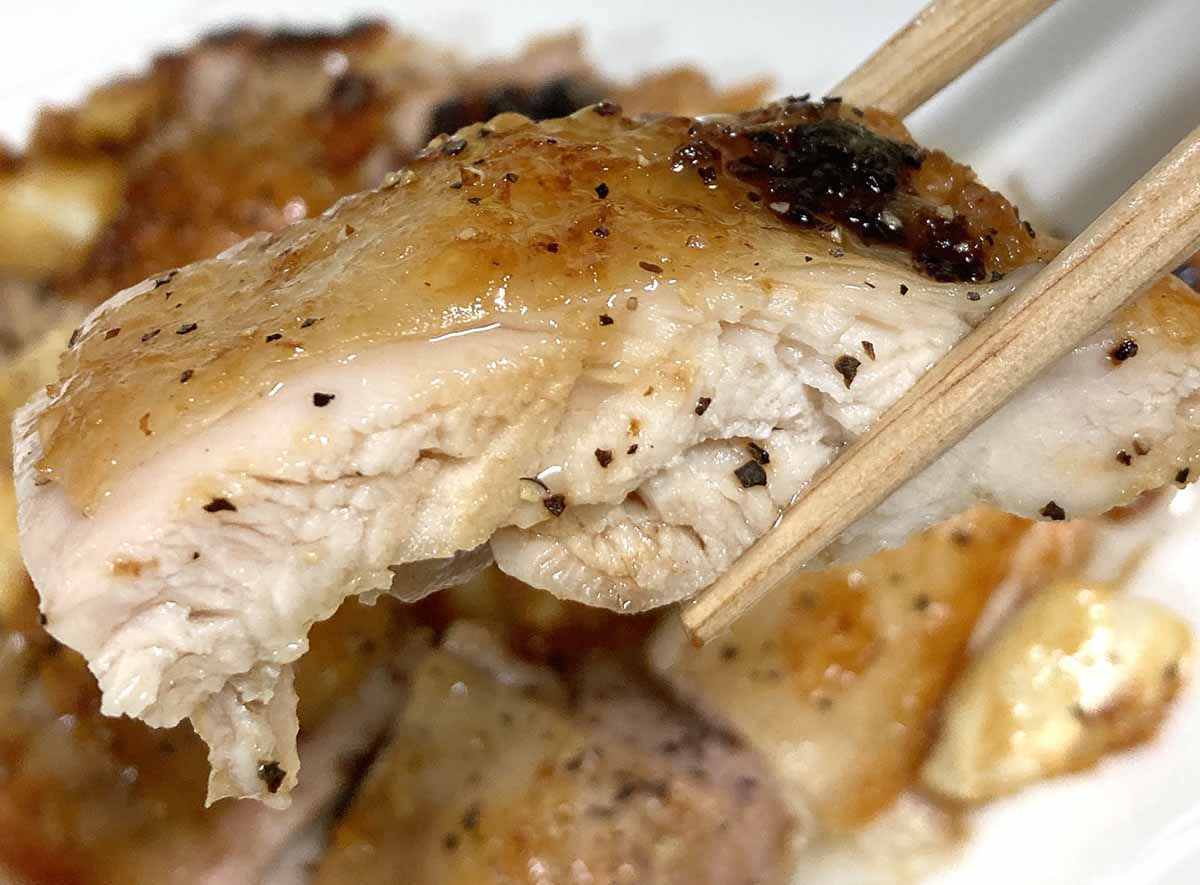 笠原将弘さん「鶏のニンニク焼き」