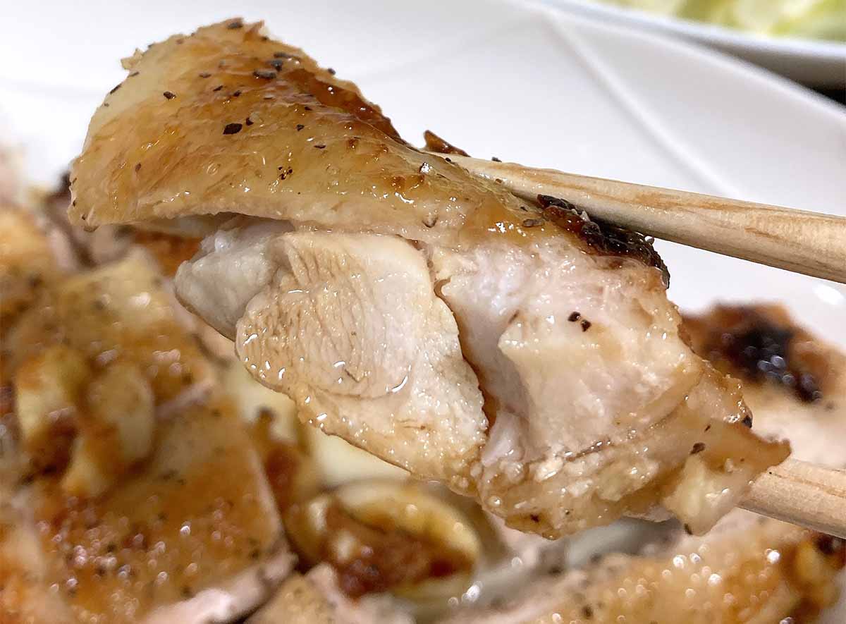 笠原将弘さん「鶏のニンニク焼き」