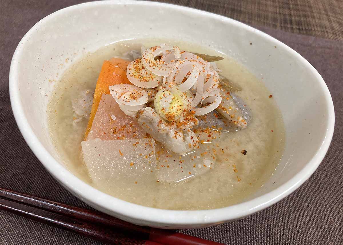 笠原将弘さん「王道の豚汁」