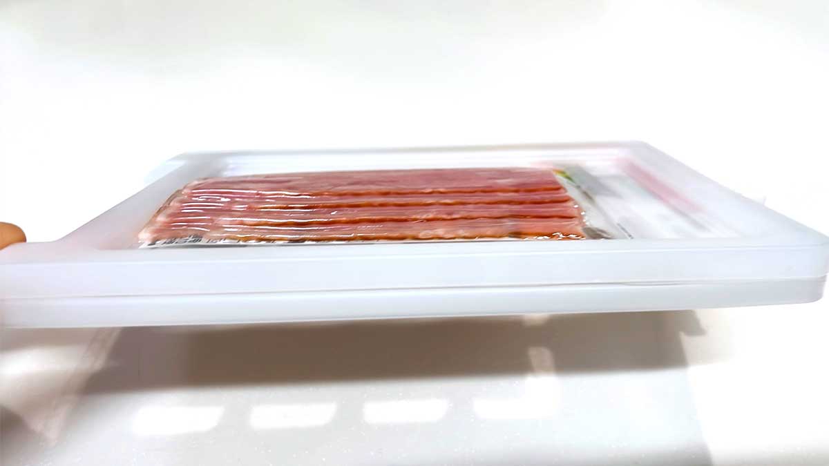 ダイソー「ハム＆ベーコンキーパー」