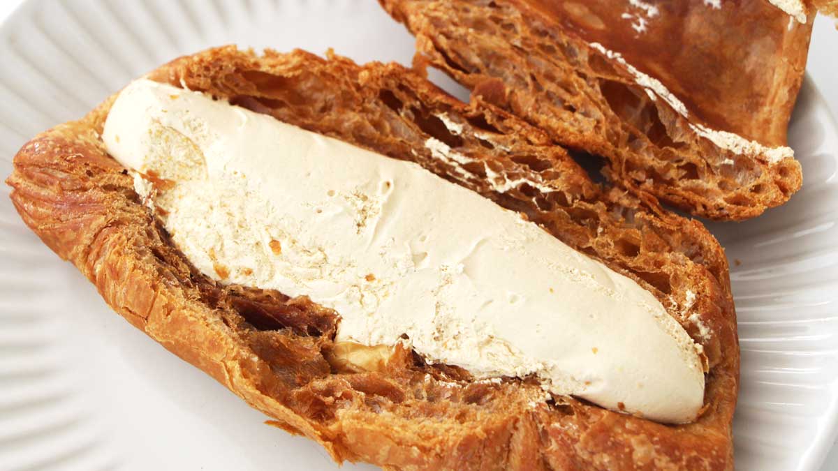 「パンとエスプレッソと　カフェラテクロワッサン」