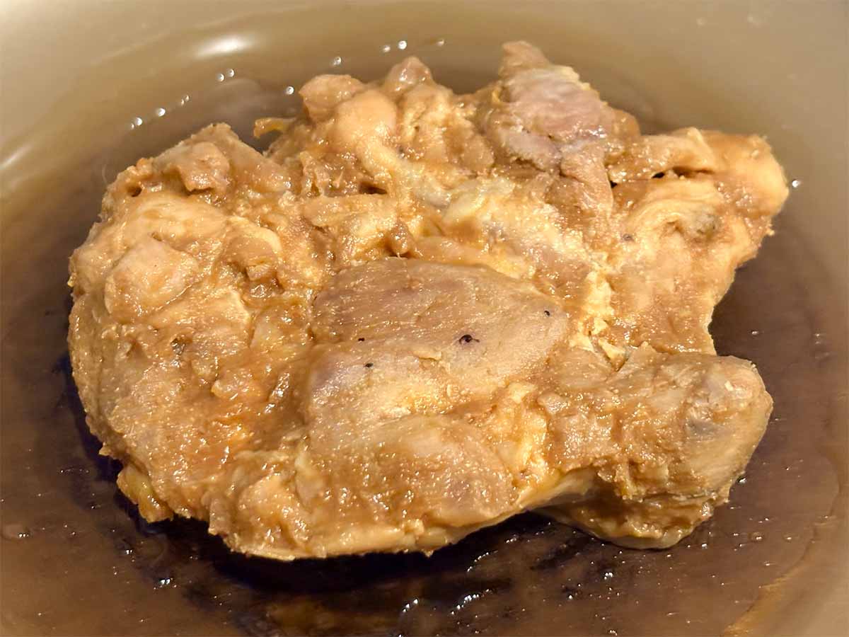 笠原将弘さん「ゆで鶏のみそ漬け焼き」