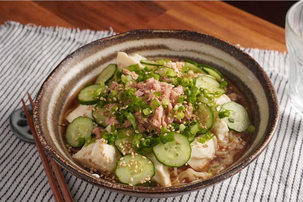 笠原将弘さん「冷や汁風みそラーメン」