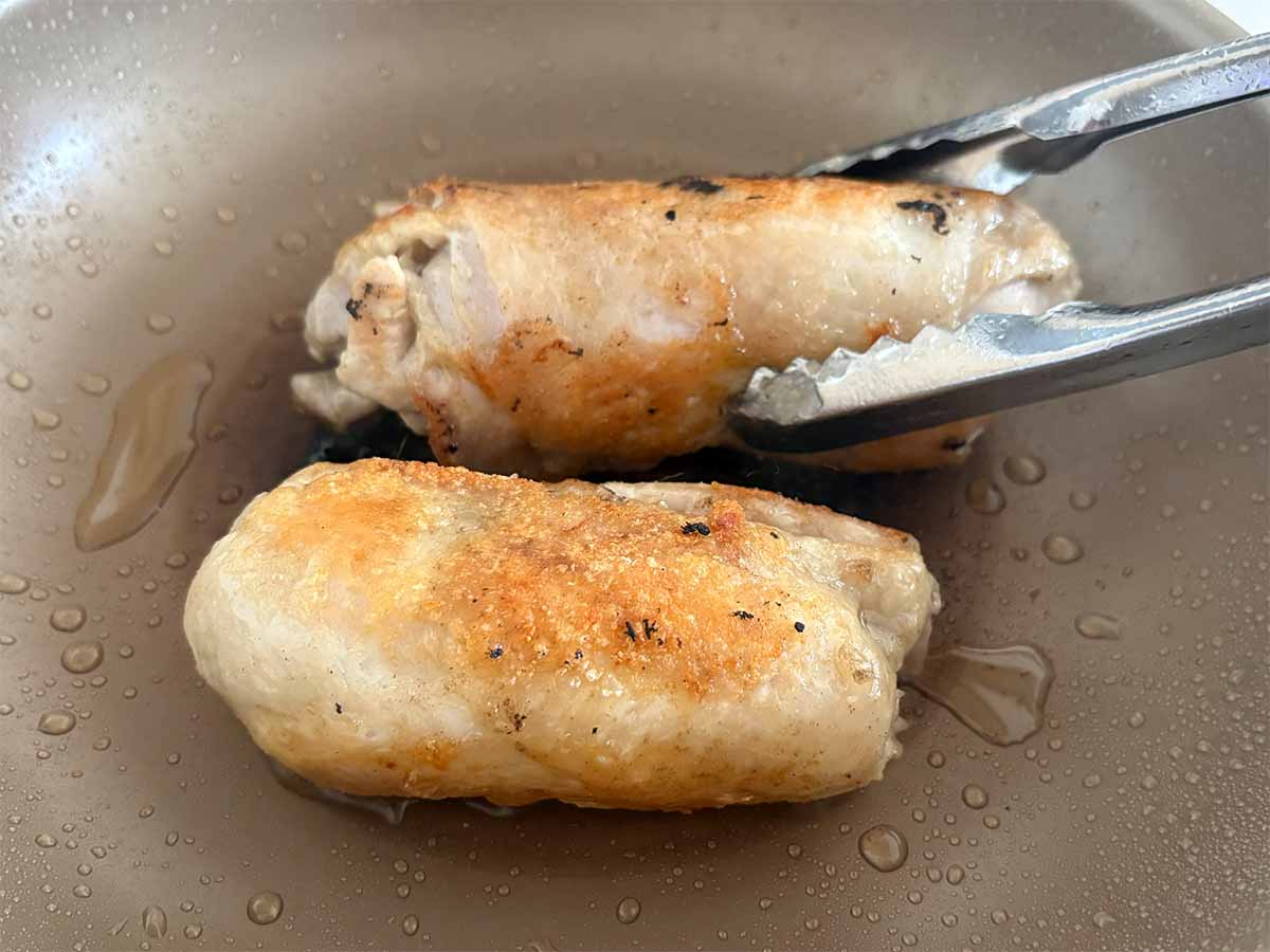 【メンズレシピ】鶏ももロールの和風ステーキ
