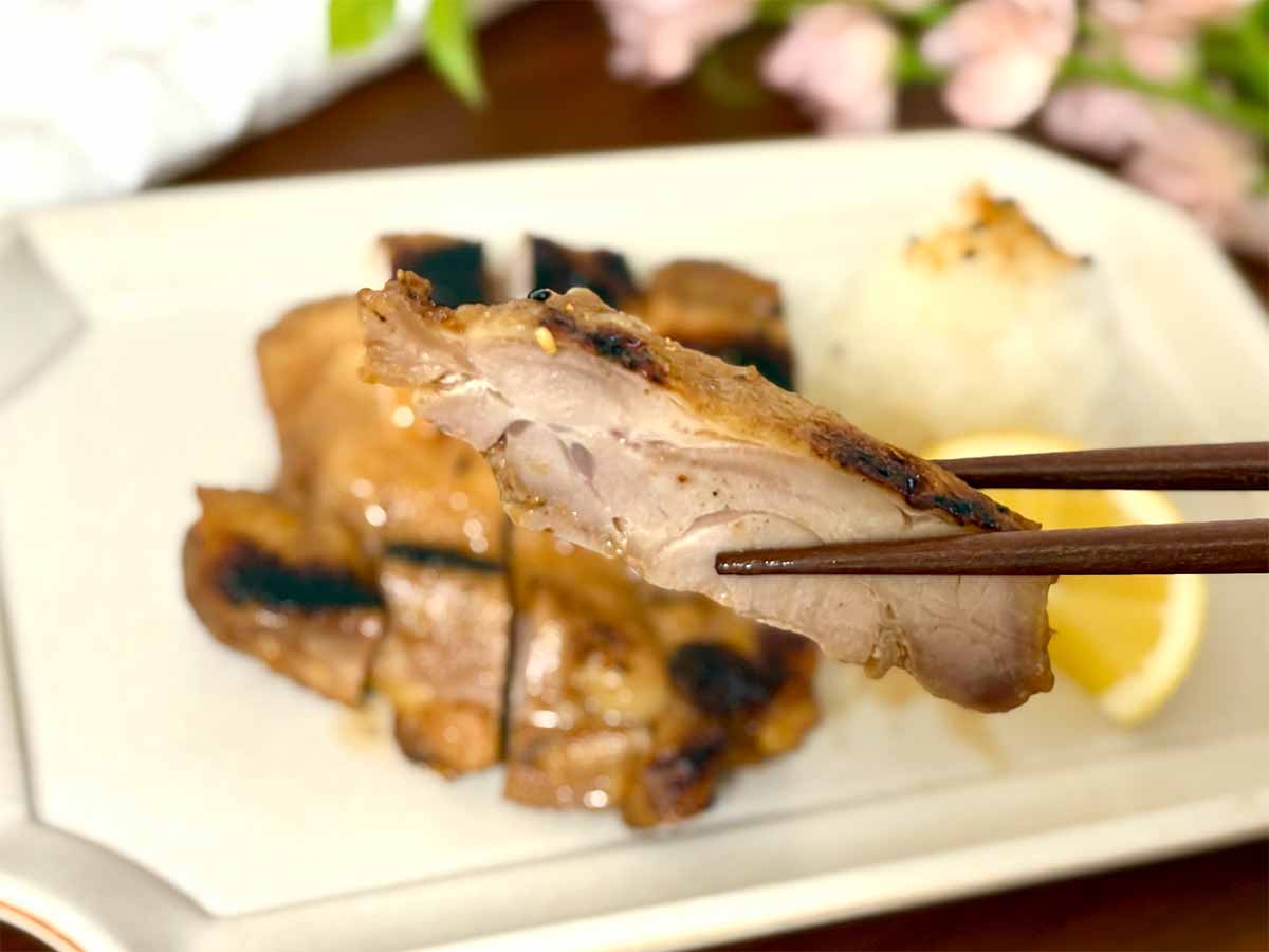 笠原将弘さん「ゆで鶏のみそ漬け焼き」