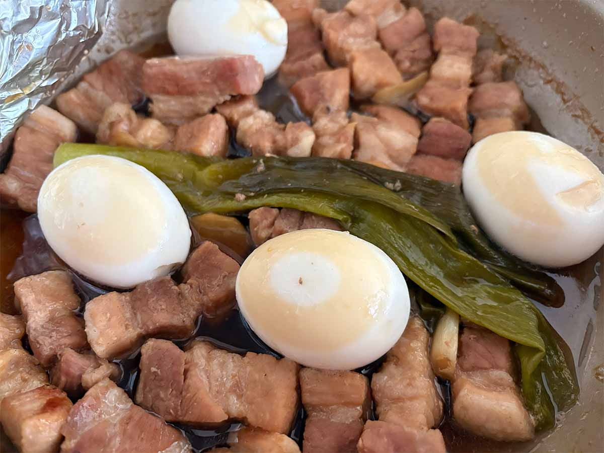 【メンズレシピ】フライパンで作る豚の角煮