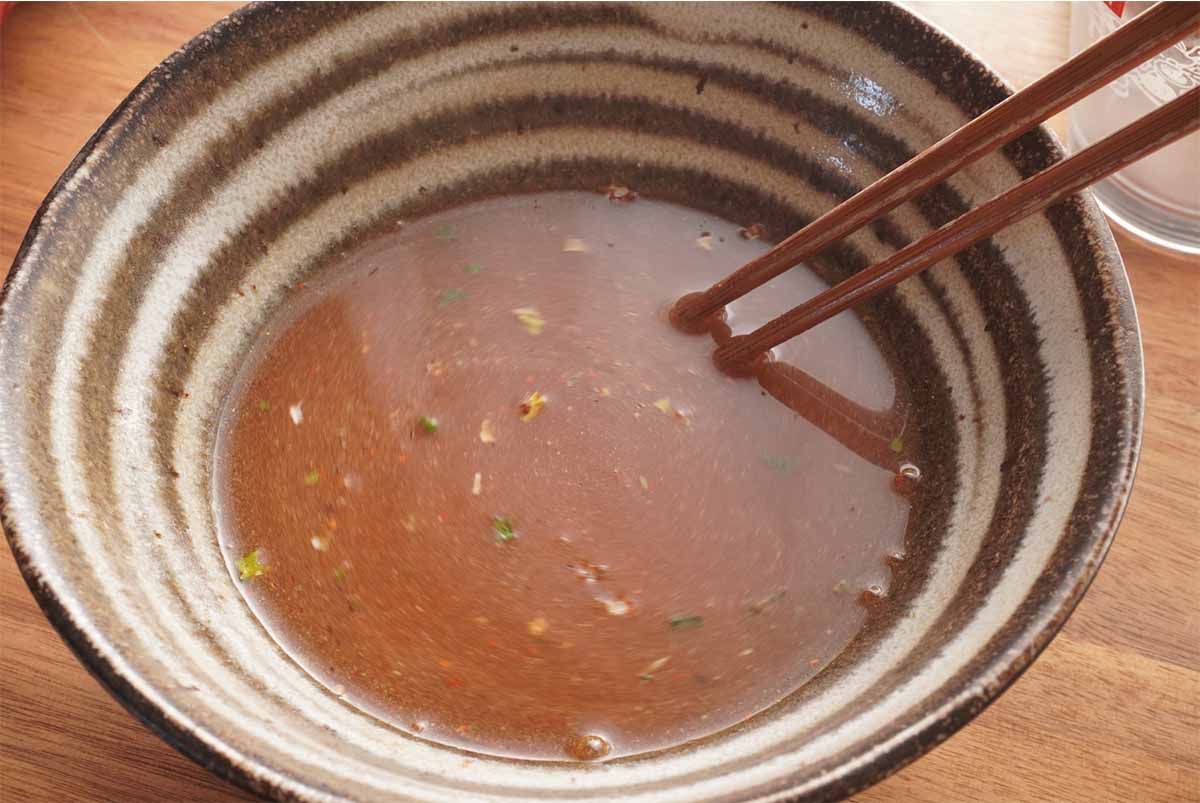 笠原将弘さん「冷や汁風みそラーメン」