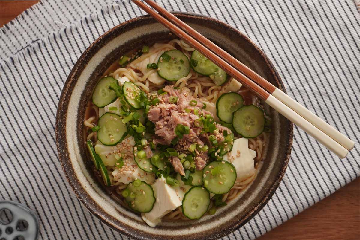 笠原将弘さん「冷や汁風みそラーメン」
