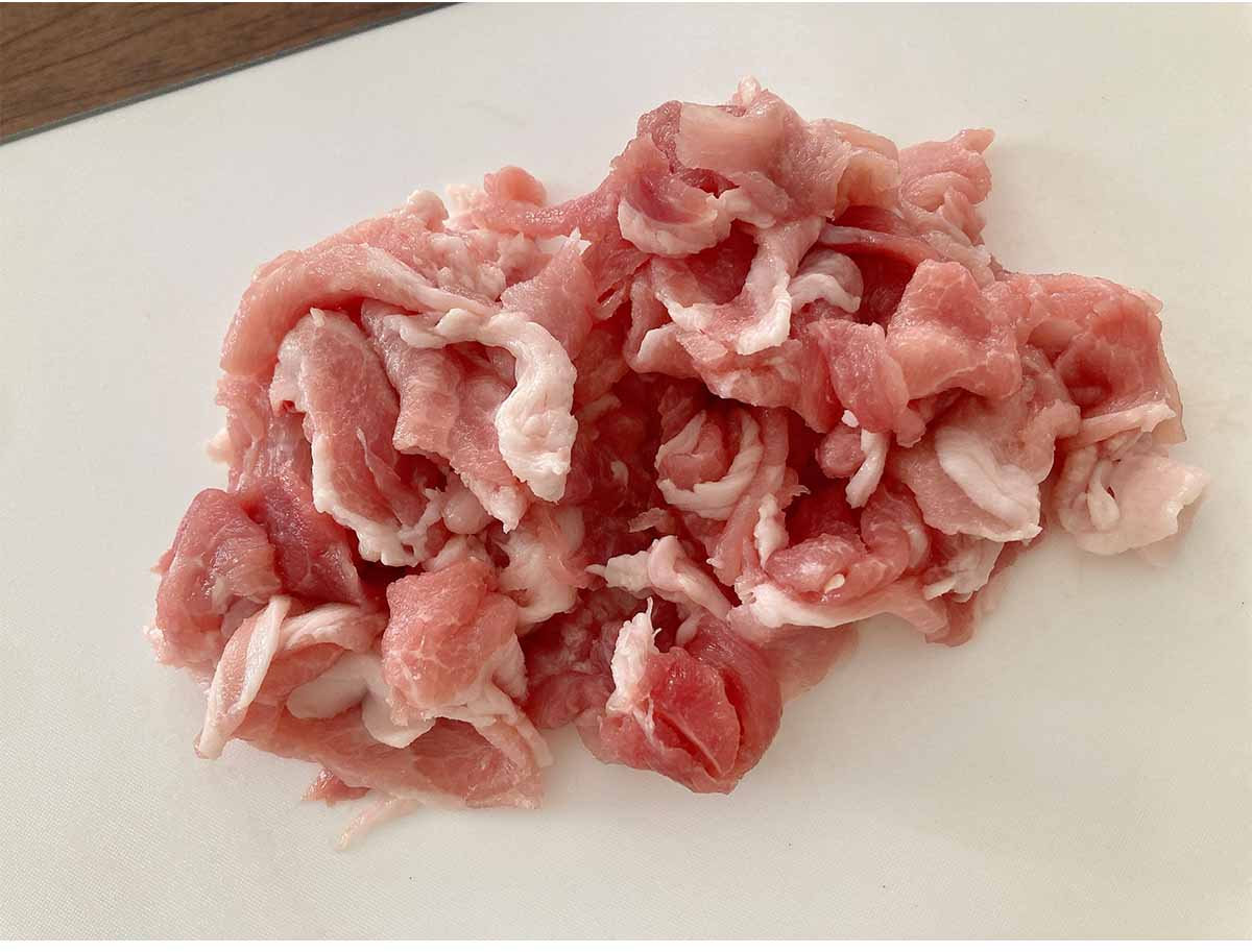 栗原はるみさん「豚肉と小松菜のあんかけ焼きそば」