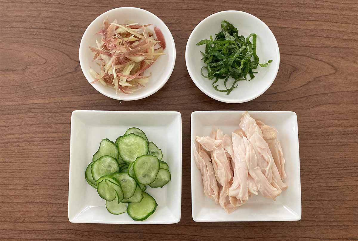 大原千鶴さん「鶏むね肉の冷や汁」