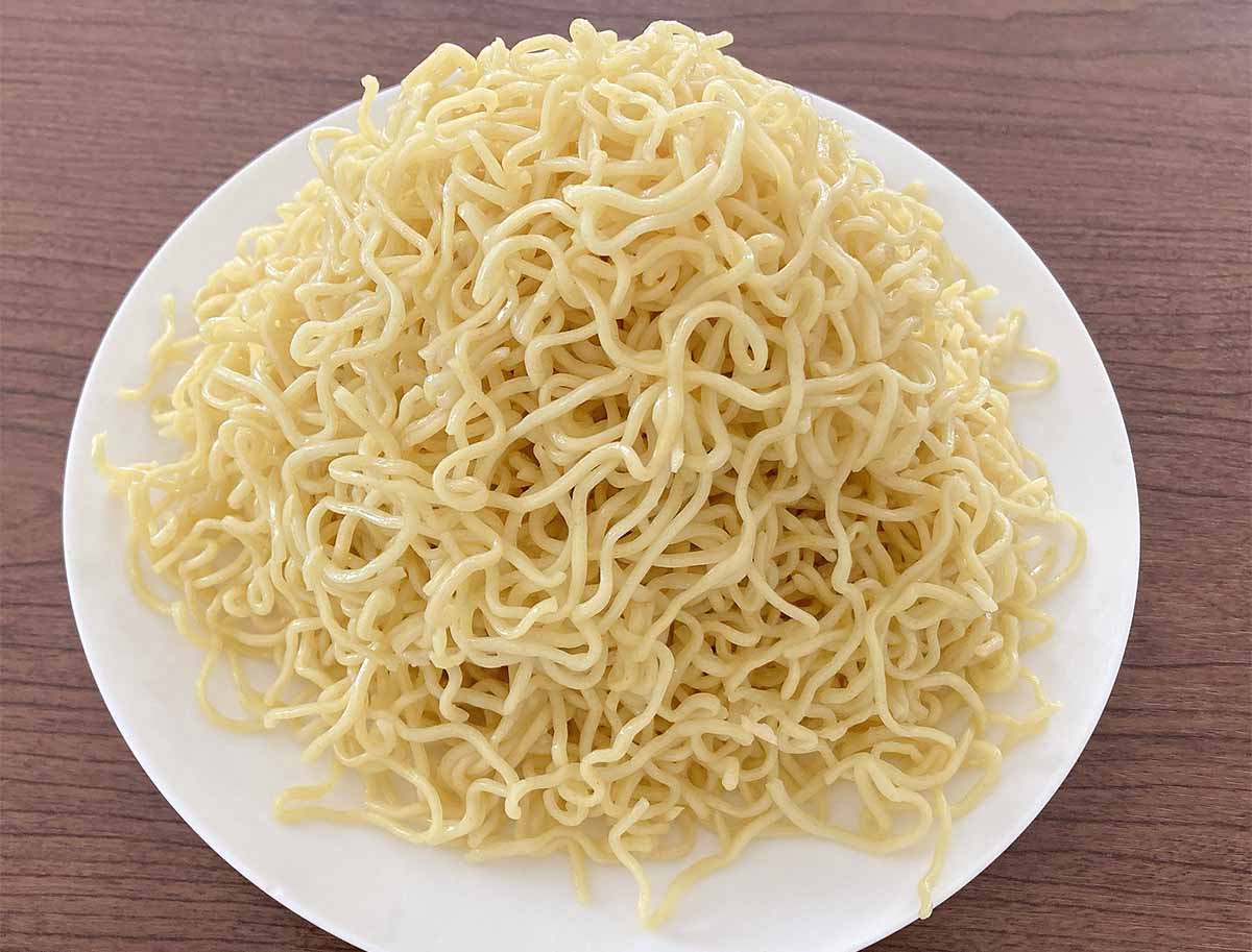 栗原はるみさん「豚肉と小松菜のあんかけ焼きそば」