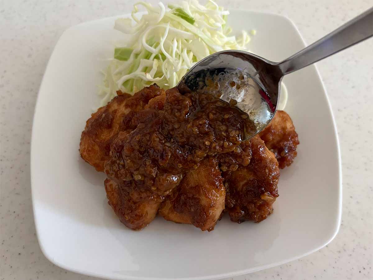 【メンズレシピ】鶏むね肉の味噌カツ煮