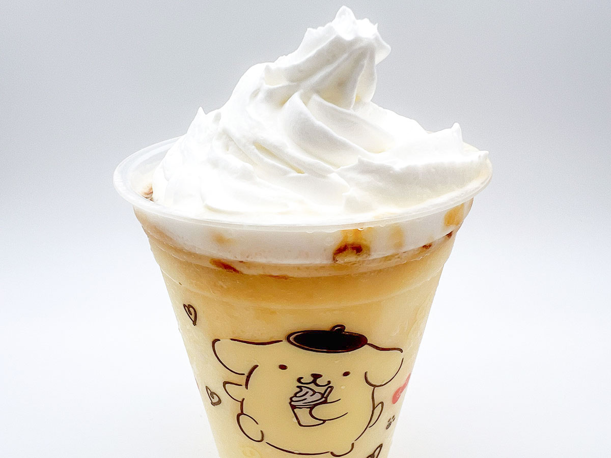 マクドナルド「ポムポムプリンのクリーミープリンフラッペ」