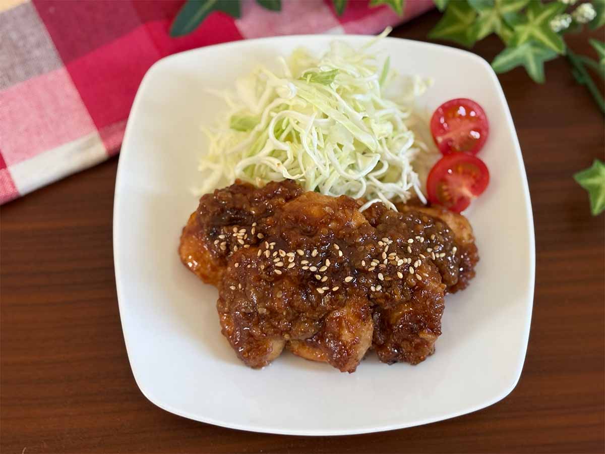 【メンズレシピ】鶏むね肉の味噌カツ煮