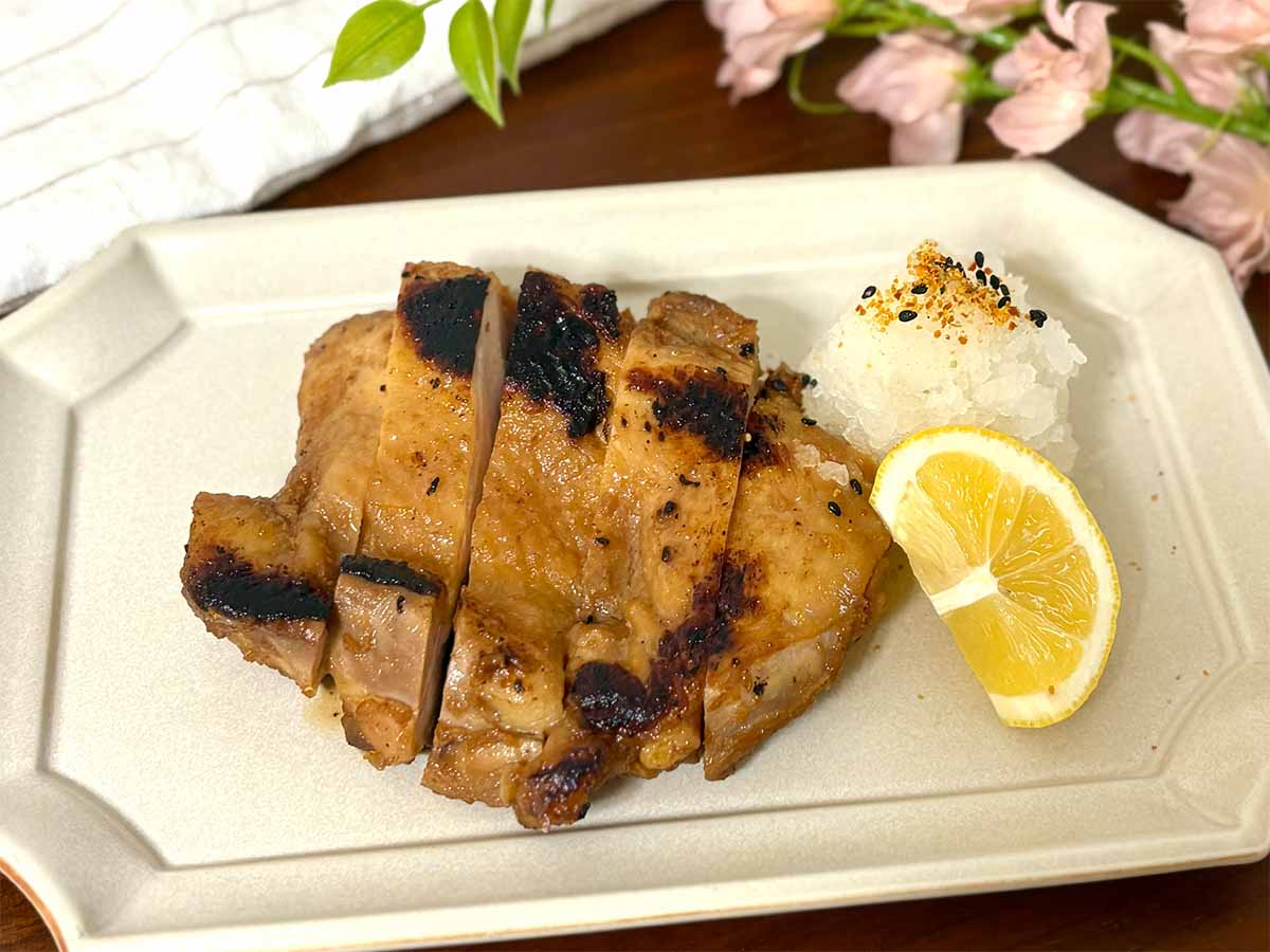 笠原将弘さん「ゆで鶏のみそ漬け焼き」