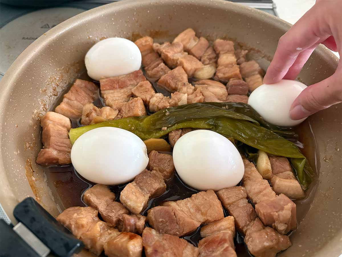 【メンズレシピ】フライパンで作る豚の角煮