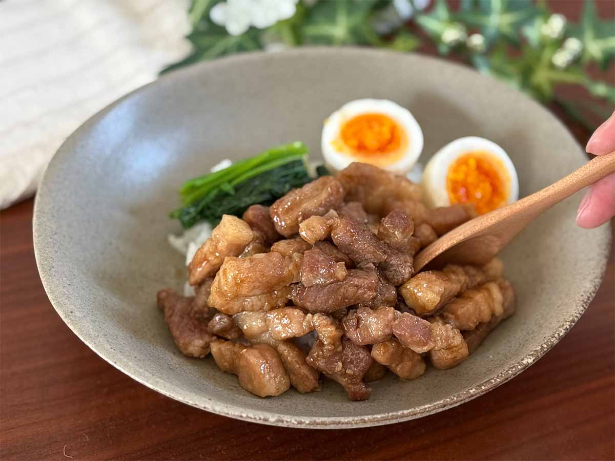 【メンズレシピ】時短ルーロー飯
