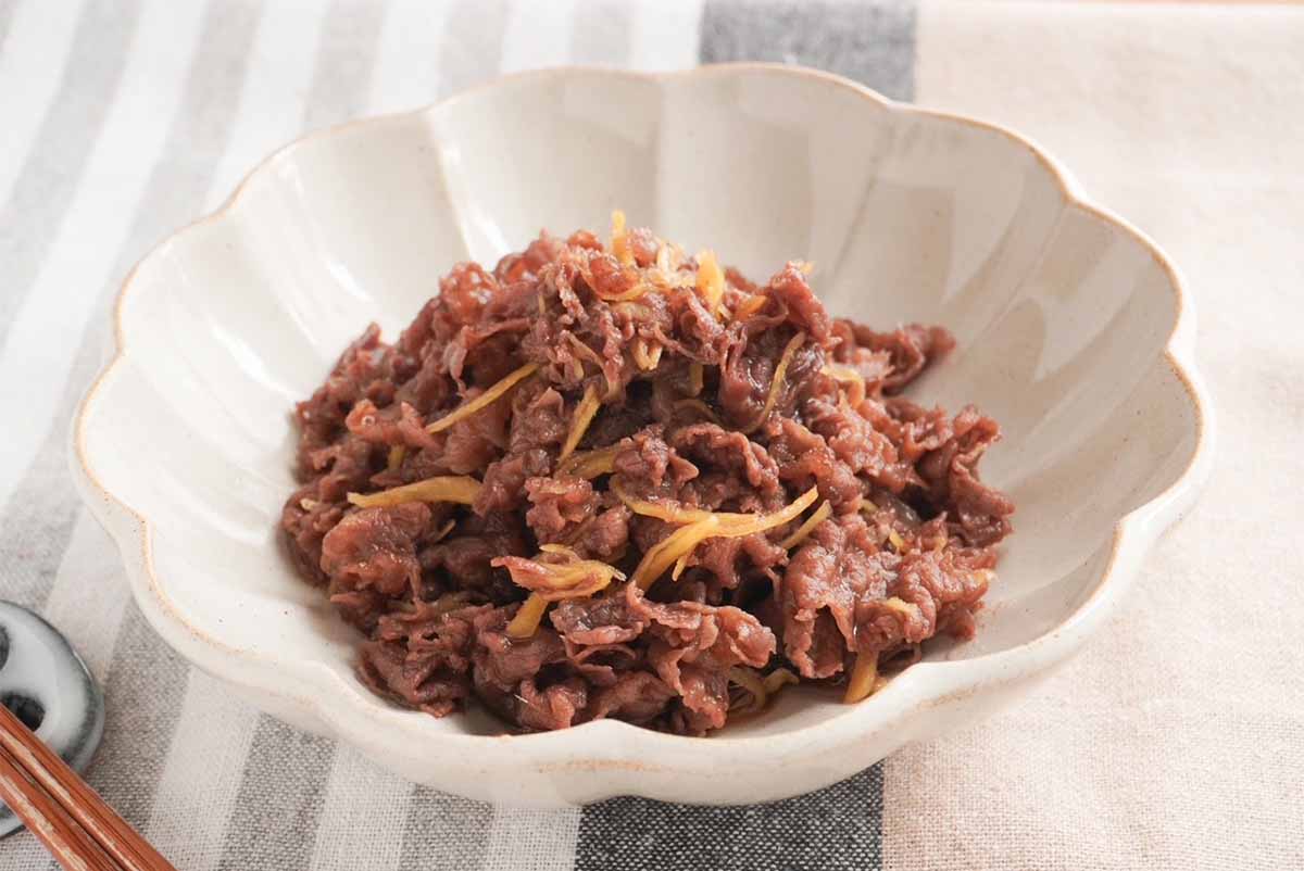 笠原将弘さん「牛肉のしぐれ煮」