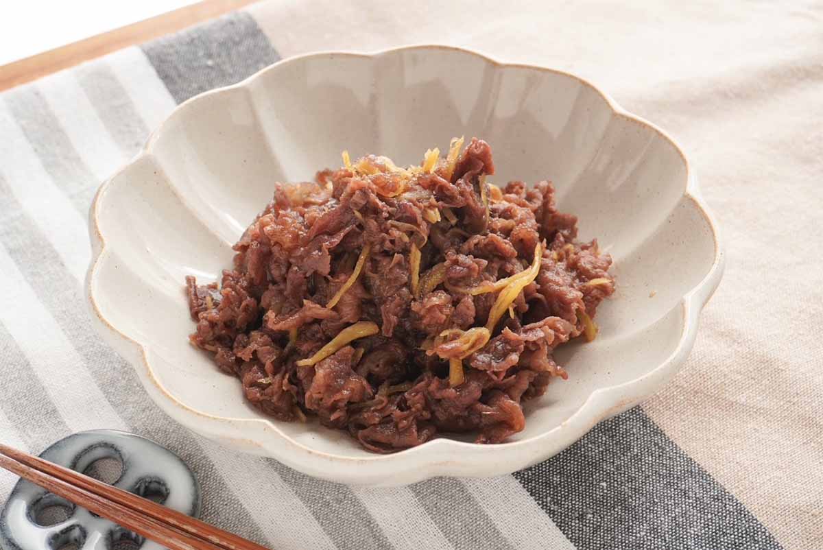 笠原将弘さん「牛肉のしぐれ煮」