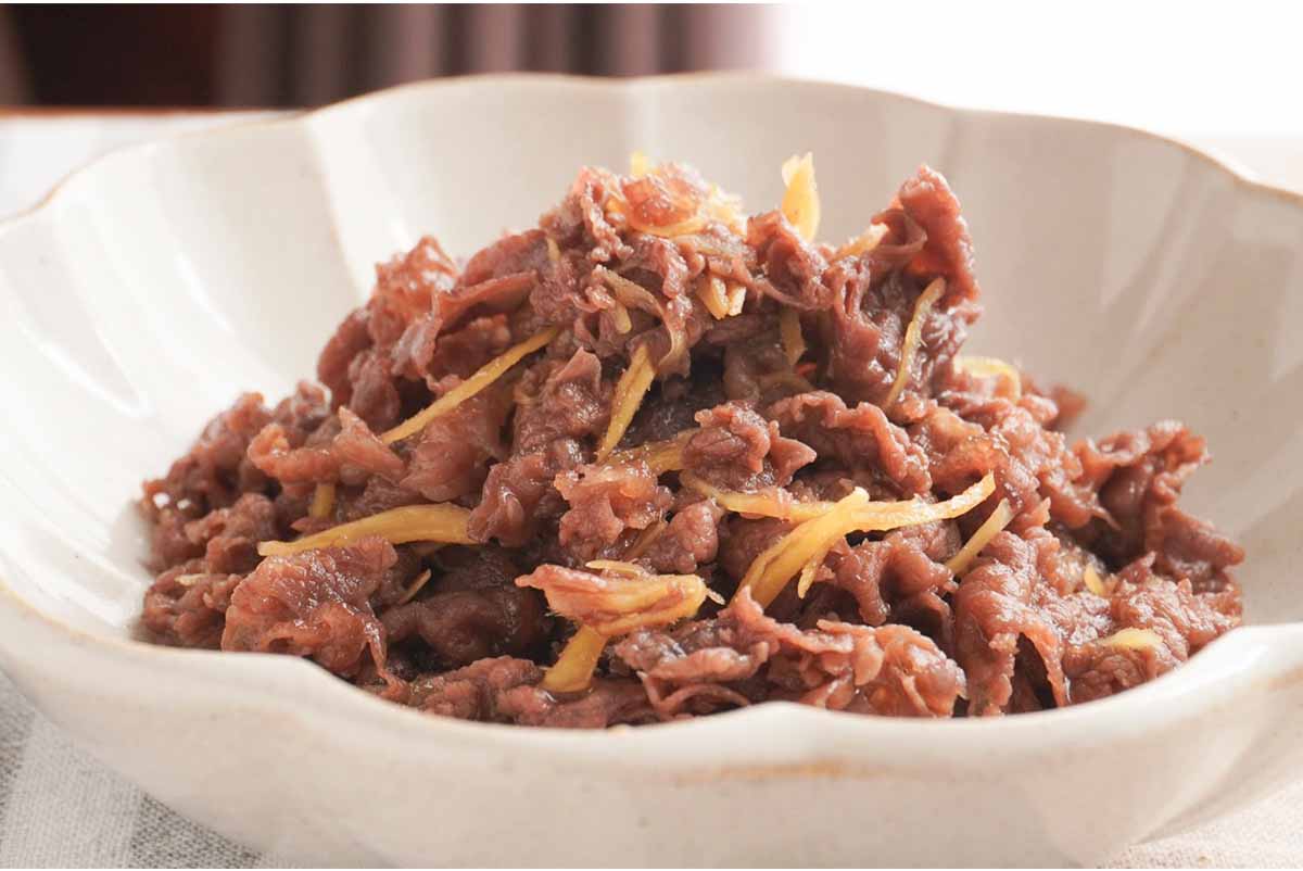 笠原将弘さん「牛肉のしぐれ煮」
