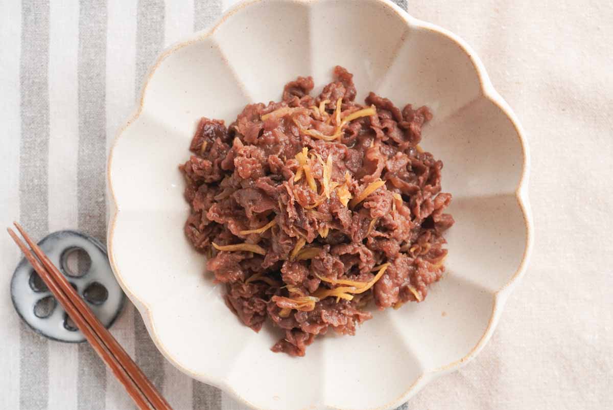 笠原将弘さん「牛肉のしぐれ煮」