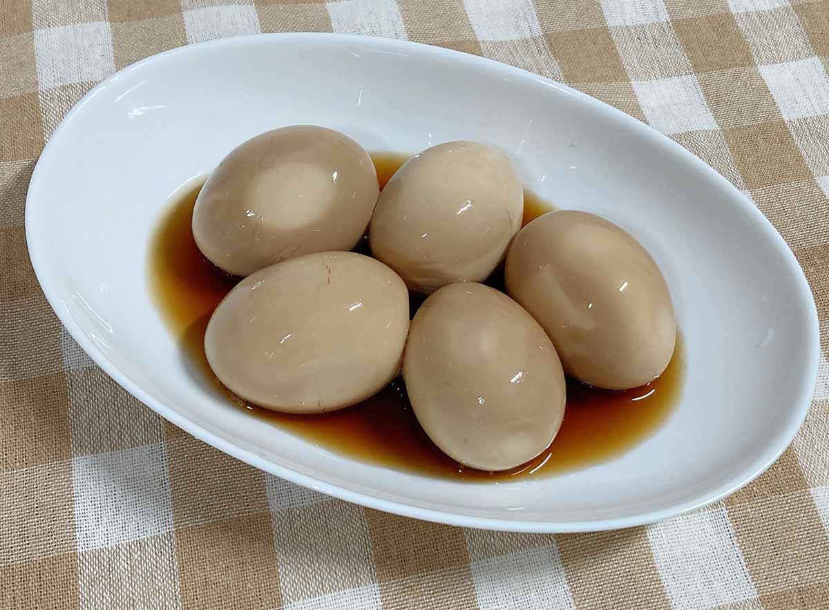 栗原はるみさん「酢じょうゆ卵」