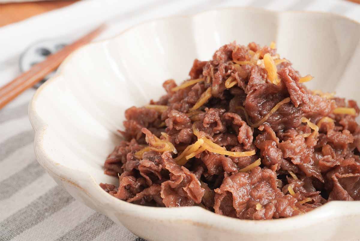 笠原将弘さん「牛肉のしぐれ煮」