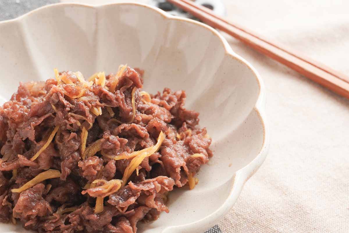笠原将弘さん「牛肉のしぐれ煮」