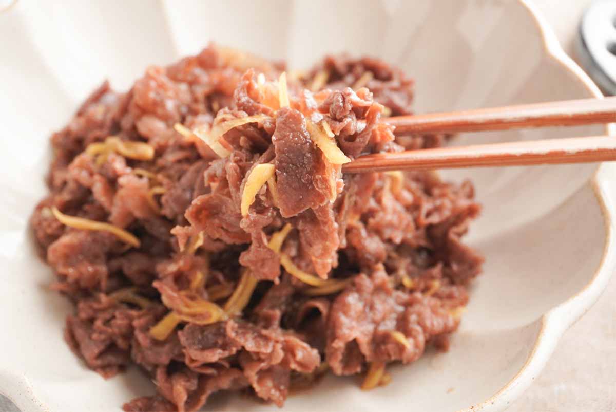 笠原将弘さん「牛肉のしぐれ煮」