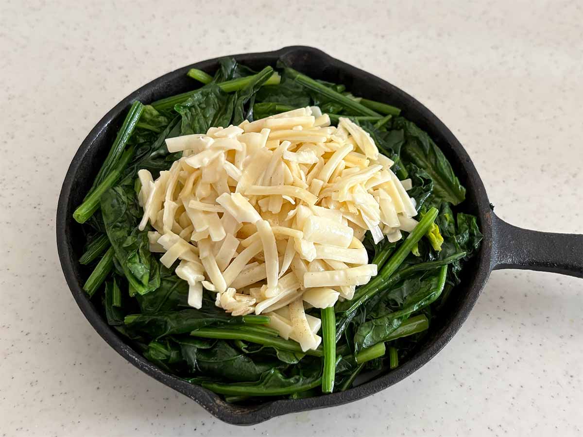【メンズレシピ】ほうれん草のチーズフォンデュ