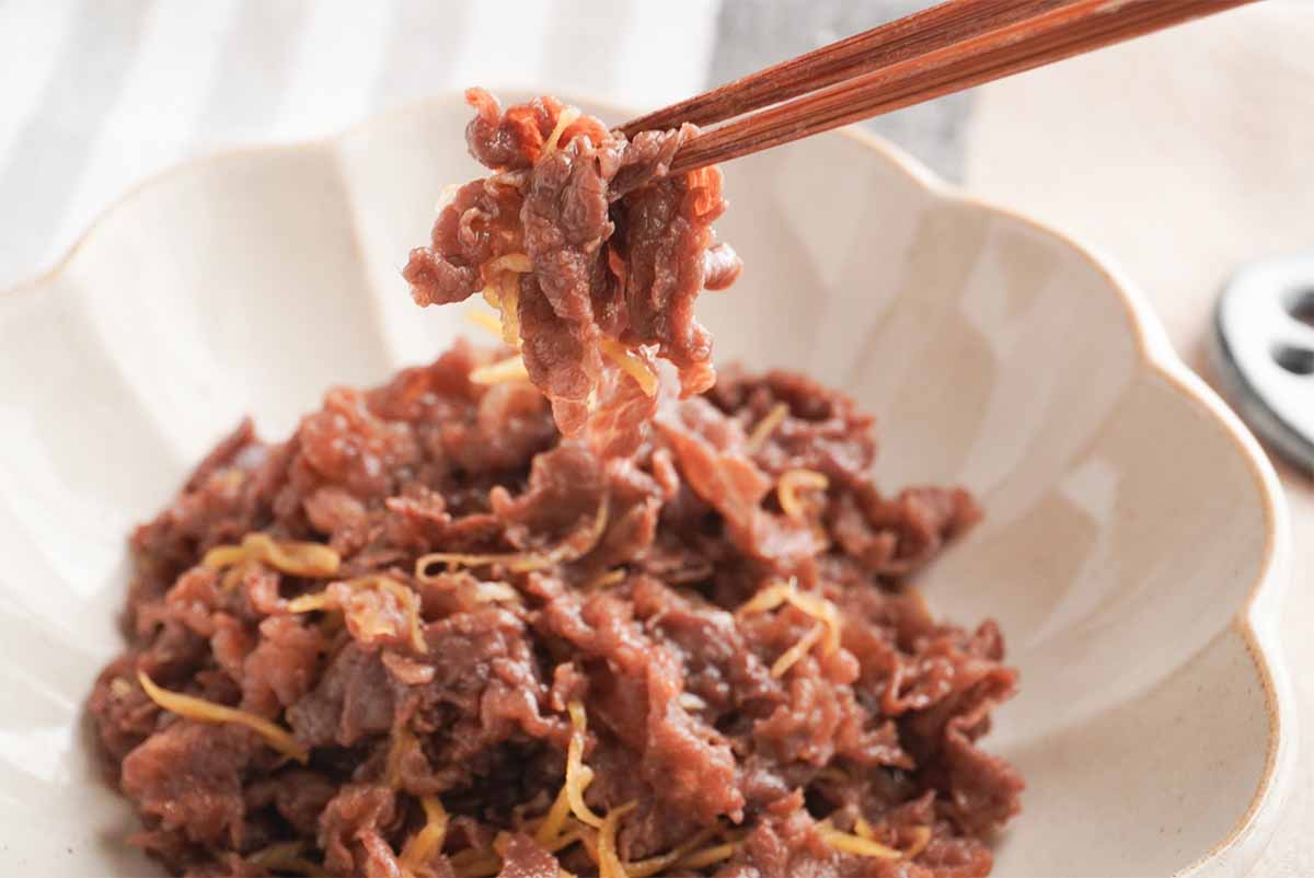 笠原将弘さん「牛肉のしぐれ煮」