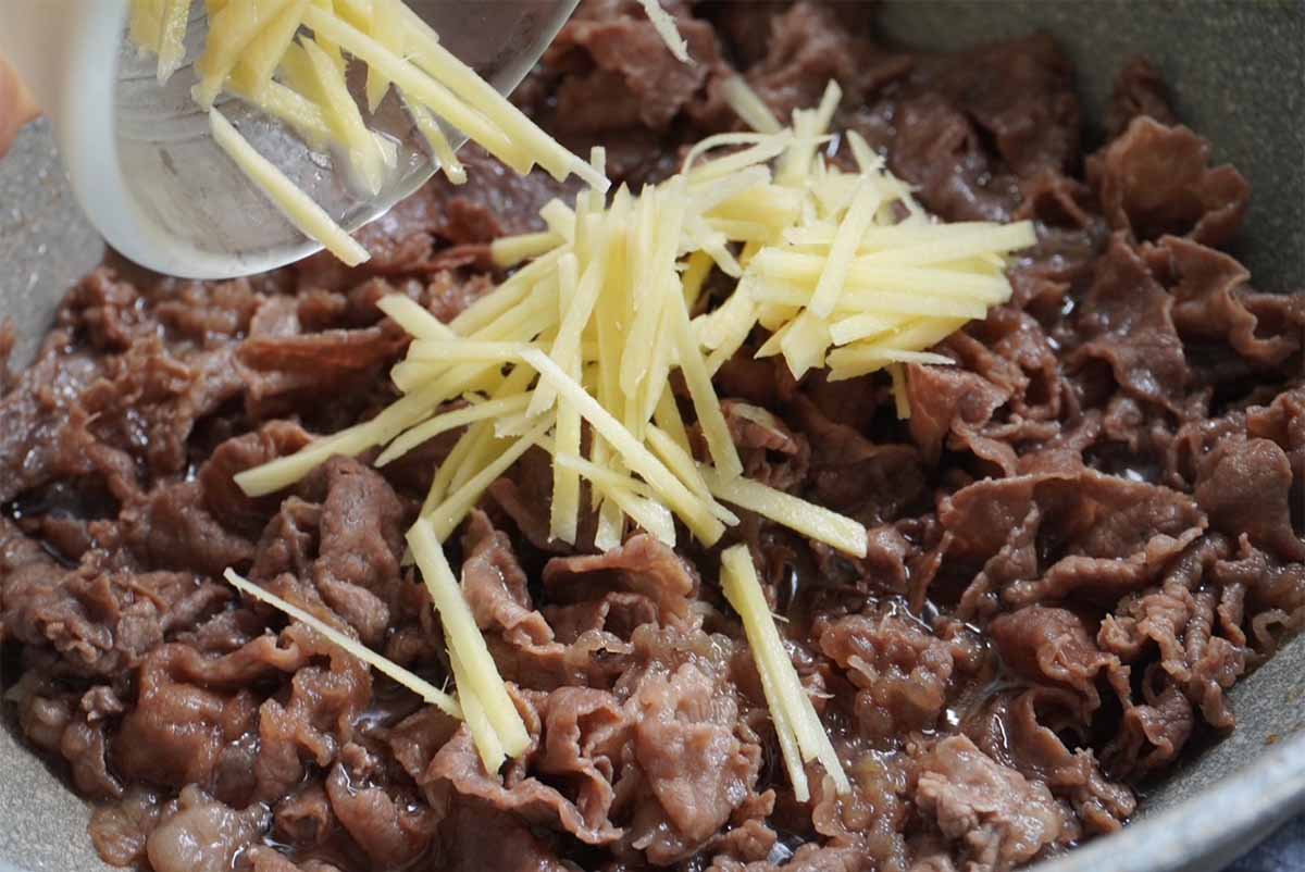 笠原将弘さん「牛肉のしぐれ煮」