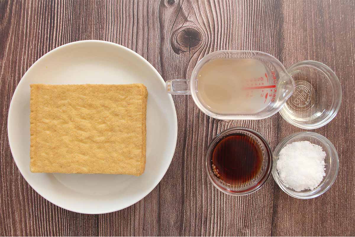 栗原はるみさん「厚揚げの甘辛煮」